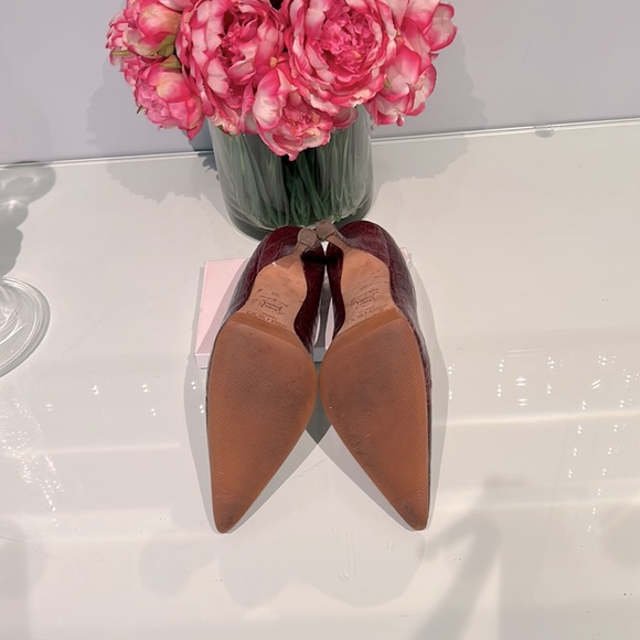 **PRICE DROP**Authentic Jimmy Choo - Maroon/Brown Alligator-Excellent Condition - Picture 4 of 4